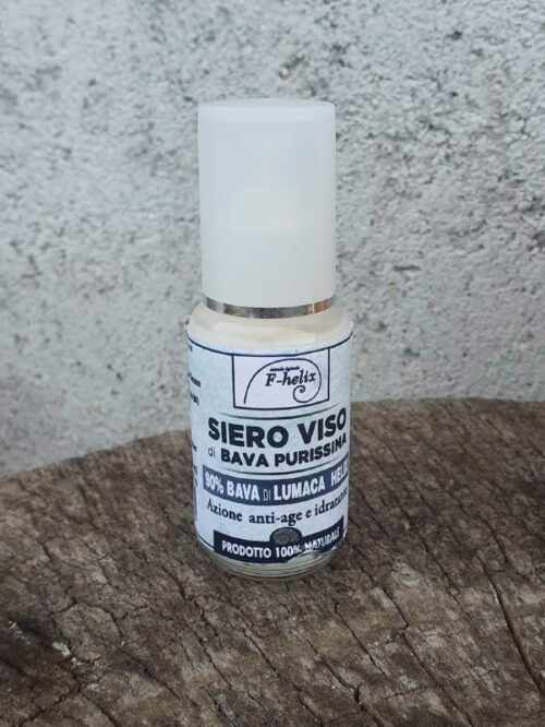 Siero viso con bava di lumaca